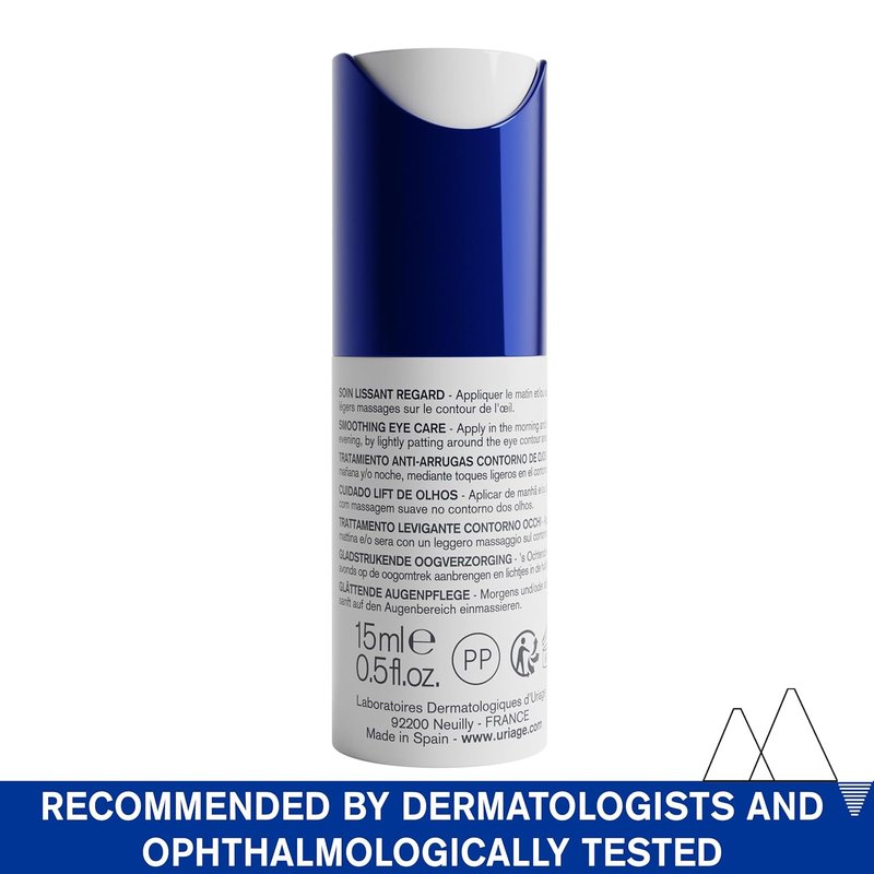 Uriage Age Lift Eye Contour Cream - Retinol & Hyaluronic Acid for Fine Lines, Puffiness & Dark Circles