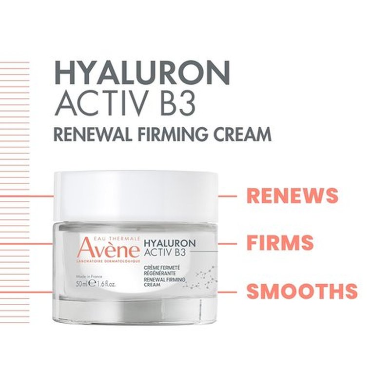 Avène Hyaluron Activ B3 Firming Cream - Renew Skin's Youthful Glow | 1.69 oz