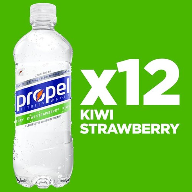 Propel Kiwi Strawberry Sports Drink - Zero Calorie Electrolytes & Vitamins C&E | 16.9 Fl Oz (12 Pack)