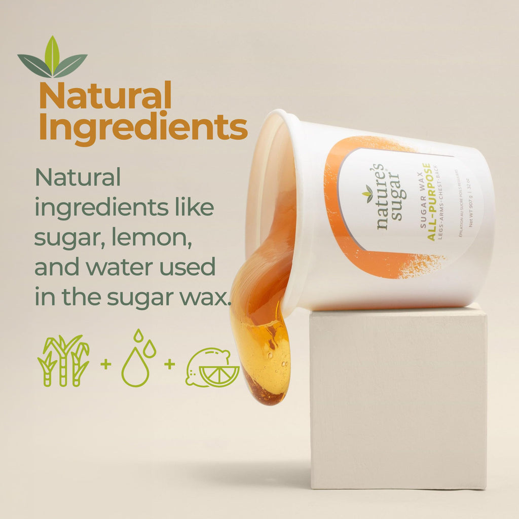 Nature's Sugar - Sugar Wax Firm Paste, Coarse Hair & Brazilian - 32 oz