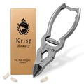 Toenail Clippers for Thick Ingrown Toenails - Professional Podiatry Nail Cutter Fingernail Clipper Trimmer Heavy Duty Surgical Grade Stainless Steel Men Seniors Adults Podiatrist Tool Krisp Beauty