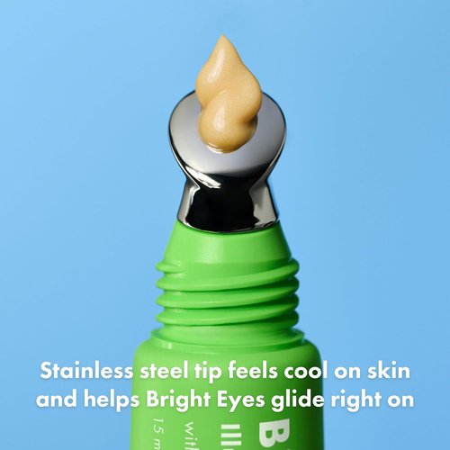 HERO COSMETICS Bright Eyes Eye Cream - Reduces Dark Circles with Cooling Stainless Steel Tip | 0.5 fl oz