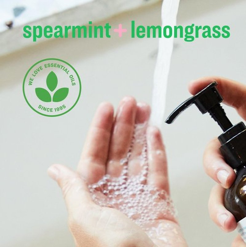 Everyone Liquid Hand Soap Refill, 1 Gallon, Spearmint and Lemongrass, made with Essential Oils for kitchen and bathroom