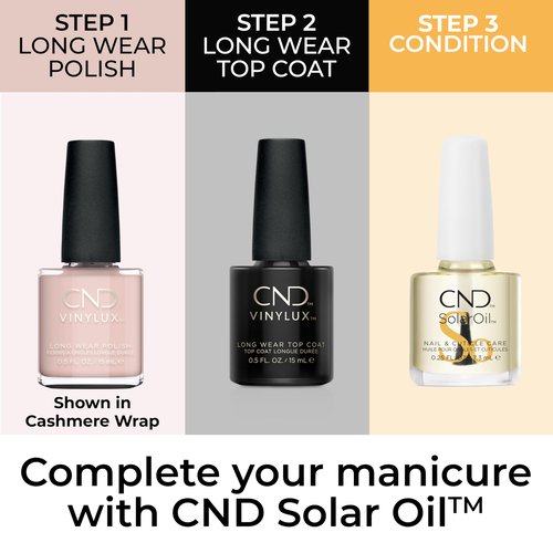 CND Vinylux Longwear Nude Nail Polish, Gel-like Shine & Chip Resistant Color, Satin Pajamas, 0.5 fl. oz