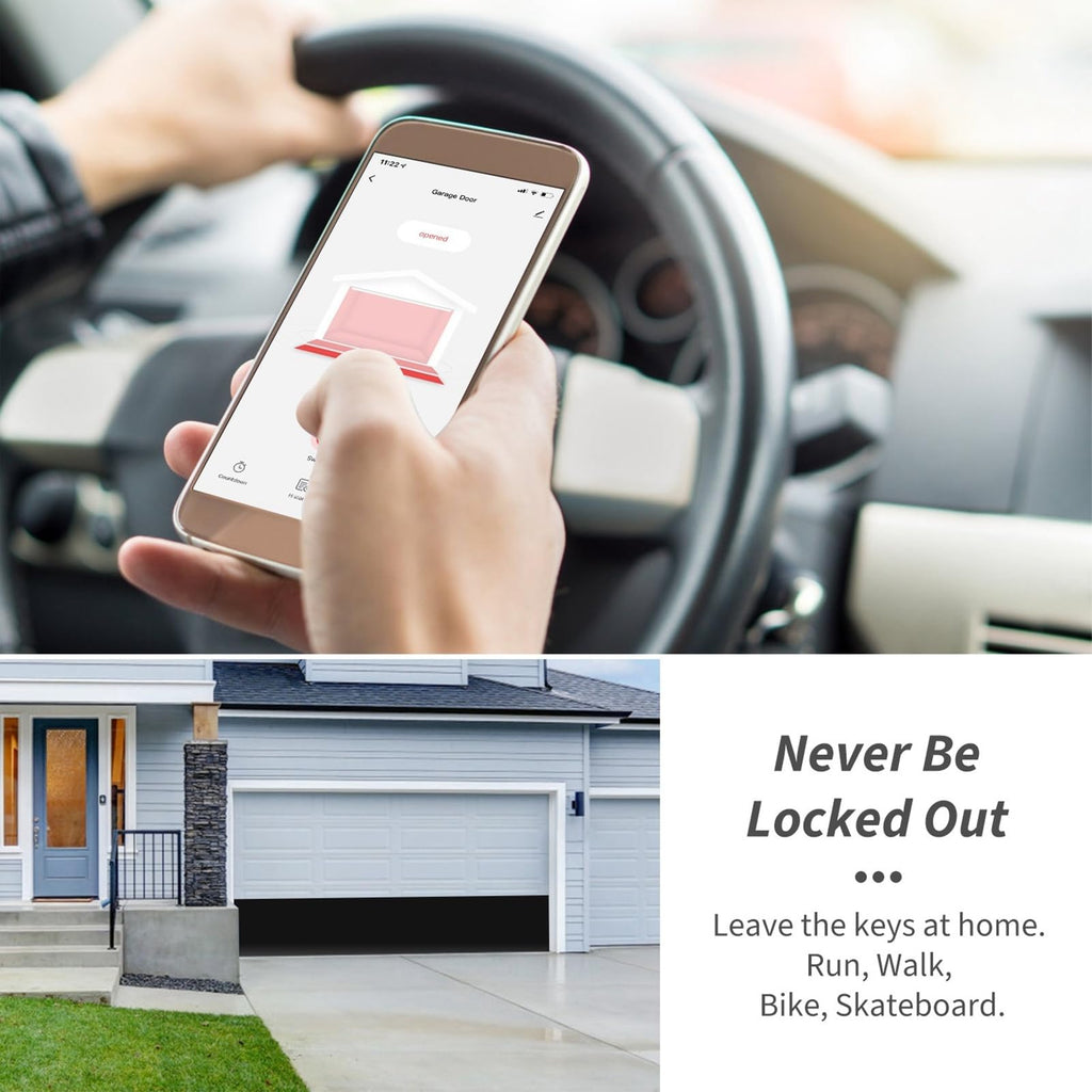 Door Opener Remote, Tuya Smart Life APP Control, Voice APP Remote Control for Assistant Intelligent Garage Door Switch(#3)