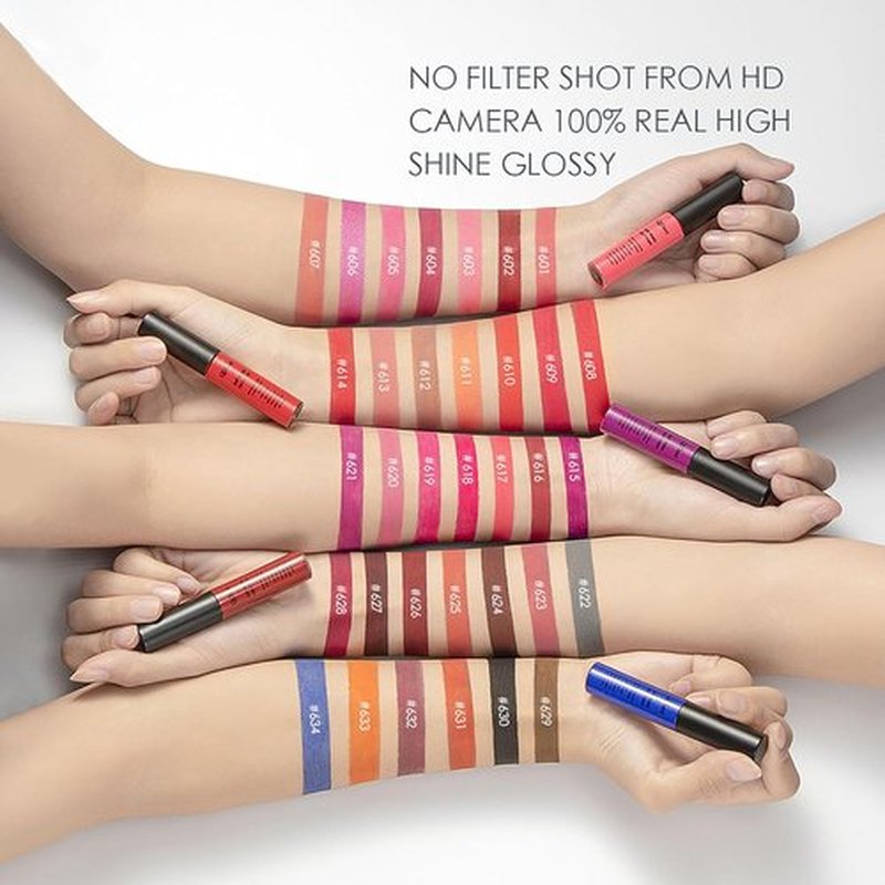 Skiennix Velvet Matte Liquid Lipstick - Long-Lasting, Waterproof, Non-Stick Cup | Rose Purple 622