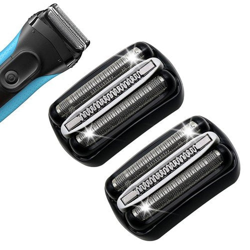 Skiennix Electric Shaver Replacement Heads - Compatible with S3 Foil & Cutter Razor | 2-Pack