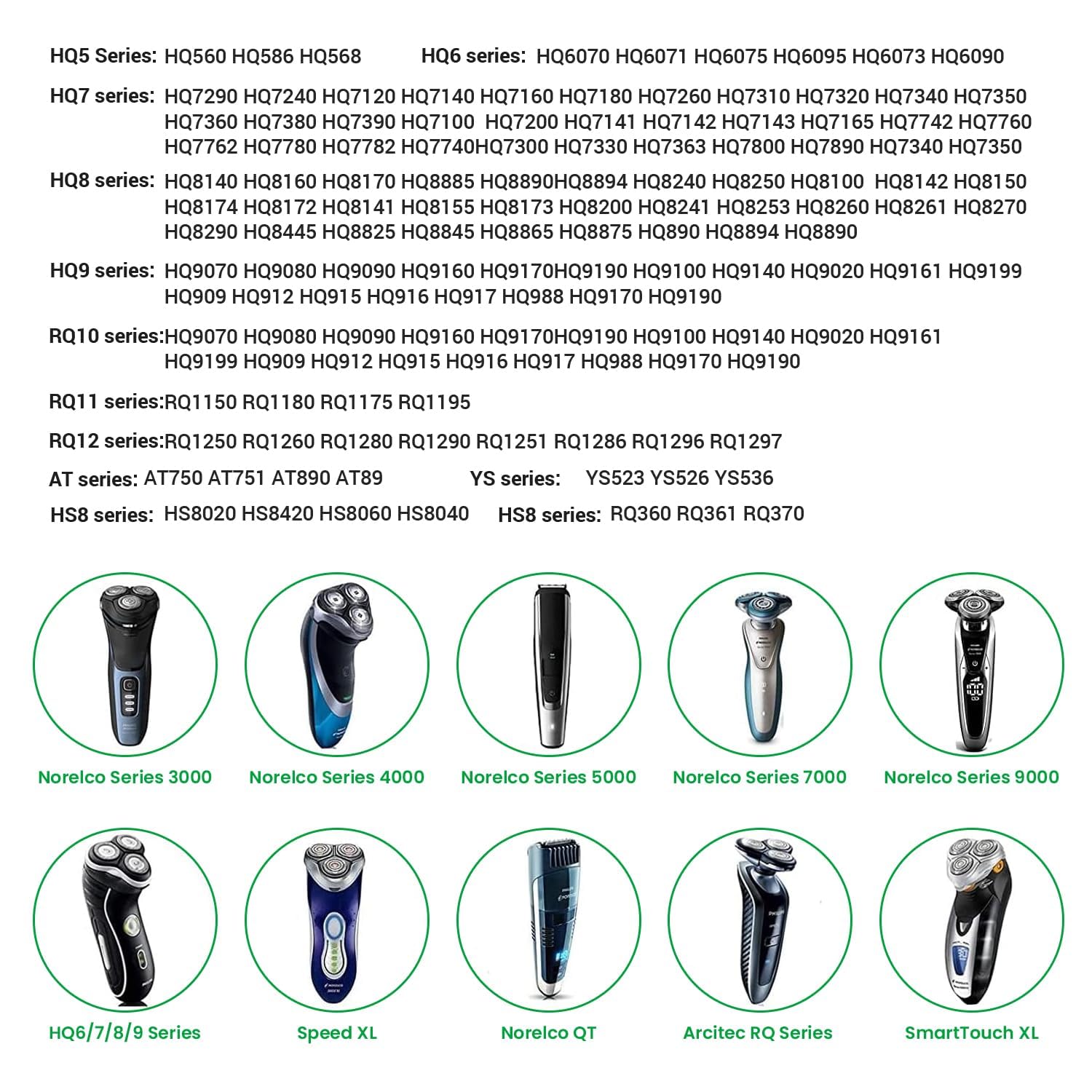 Charger for Philips HQ8505 Power Cord 15V Charger for BT9810 BT3230 BT3210 BT5511 MG7750 MG7770 MG5750 QP6530 Beard and Hair Trimmer Cord