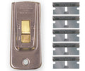 IVY Classic 11156: Razor Blade Scraper, 1 Pack, with 5 High Carbon Steel Blades, Made in USA