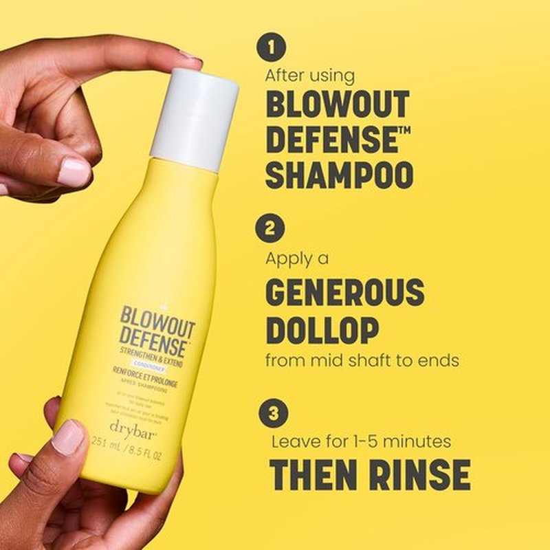 Drybar Blowout Defense Conditioner - Strengthens & Hydrates for Long-Lasting, Lightweight Blowouts
