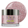 SNS Nail Dip Powder, Gelous Color Dipping Powder - Chatty Parrot (Pink/Rose, Glitter) - Long-Lasting Dip Nail Color Lasts up to 14 days - Low-Odor & No UV Lamp Required - 1 Oz