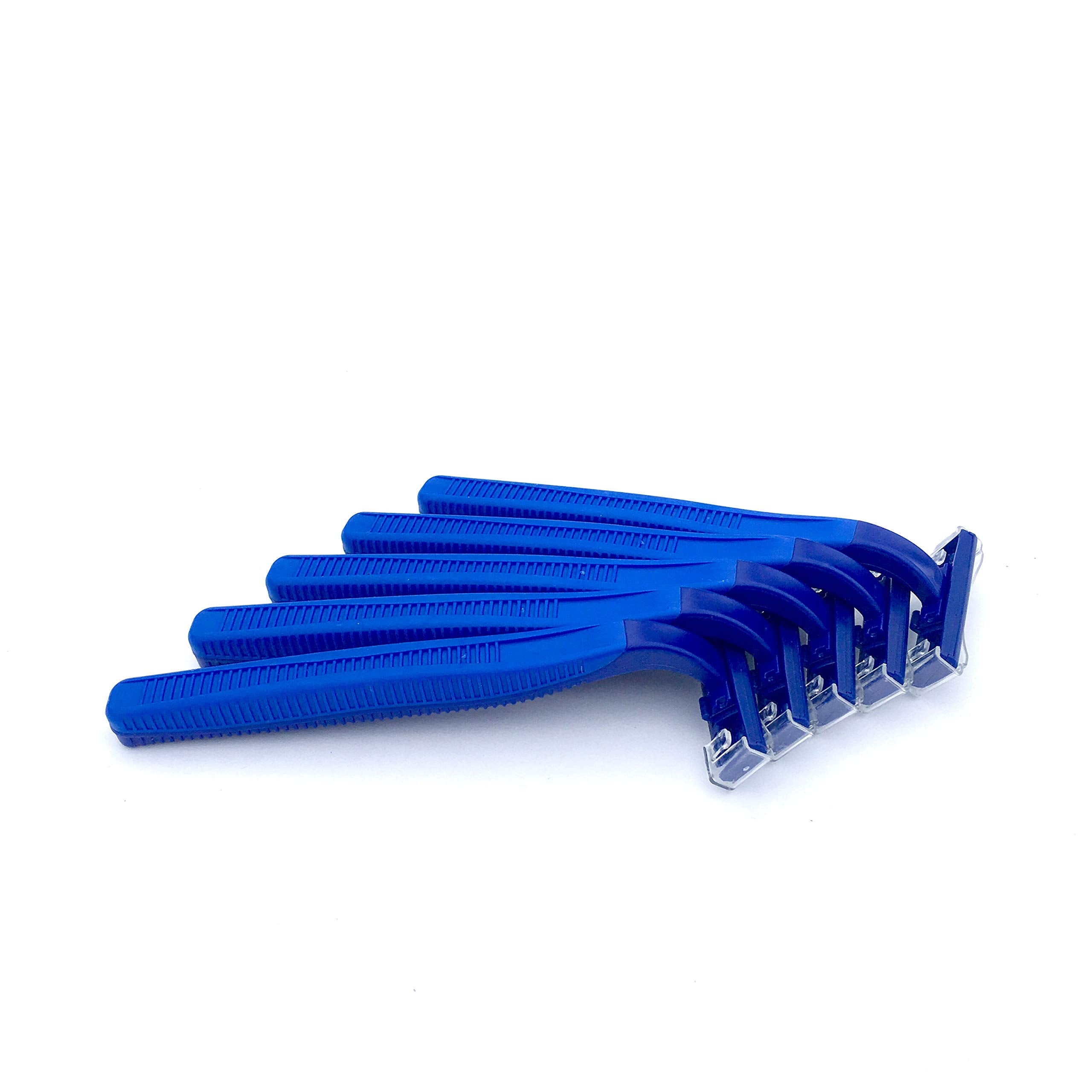 100 Premium Twin Blade Disposable Razors in Bulk - Medical Professional or Home Use