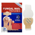 Nail Patches 21Pcs, Toenail Care Treatment Extra Strength, 8-Hour Overnight Hydrogel Nail Repair Patches for Damaged Nails, Improve Toenails Texture & Thickening
