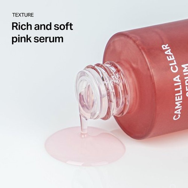 Meebak Camellia Clear Daily Exfoliating Serum – 2% Niacinamide + AHA & PHA, Gentle Chemical Exfoliant Face Serum for Skin Texture & Tone, Hydrating Pore Minimizer for Face, Korean Skincare