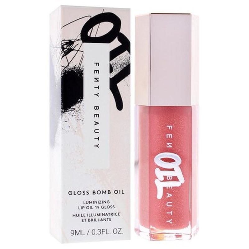 Fenty Beauty Gloss Bomb Luminizing Lip Oil - 01 Fussy | Hydrating Lip Gloss, 0.3 oz