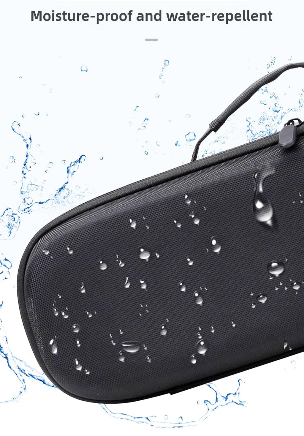 BUBM Portable Storage Bag for Dyson Airstrait™ Straightener, Black
