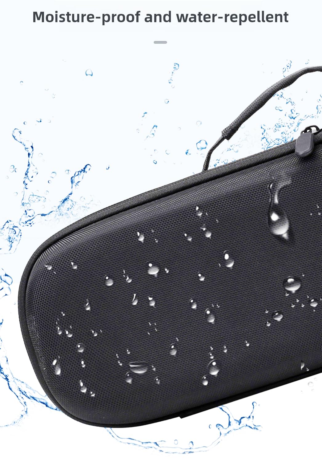 BUBM Portable Storage Bag for Dyson Airstrait™ Straightener, Black