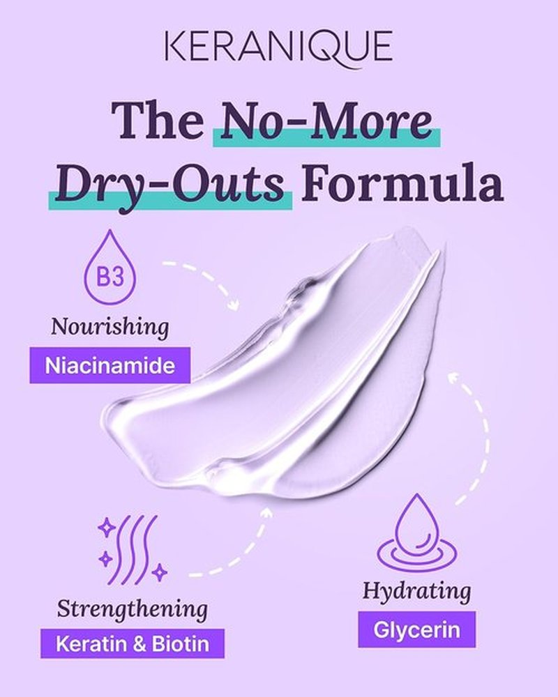 Keranique Deep Hydration Shampoo | Stimulates Scalp for Thinning Hair – Keratin, Biotin & Niacinamide – Sulfate & Paraben Free