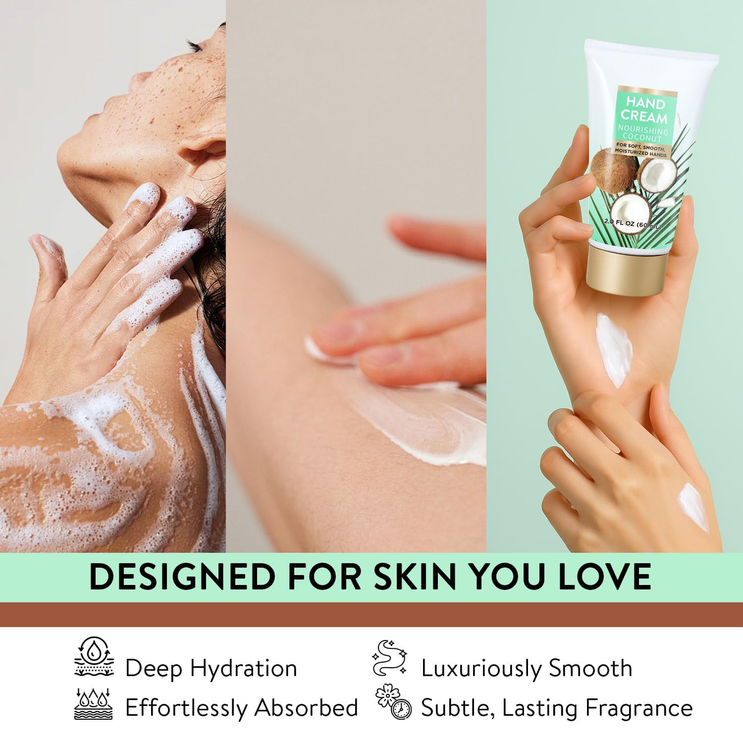 Spa Gift for Women, 8 Piece Luxury Coconut Bath Set with Bubble Bath & Bath Bombs Body Scrub Lotion Hand Cream, Bath Sets for Women Gift, Anniversary Present Birthday Gifts