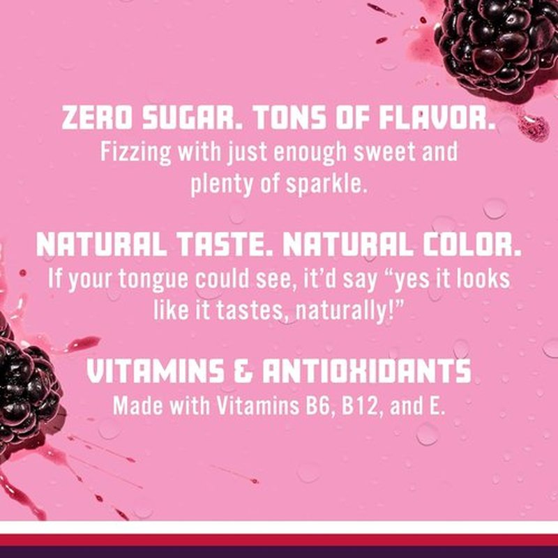 Sparkling Ice Black Raspberry Sparkling Water - Zero Sugar, Low Calorie, 17 Fl Oz Bottles (Pack of 12)
