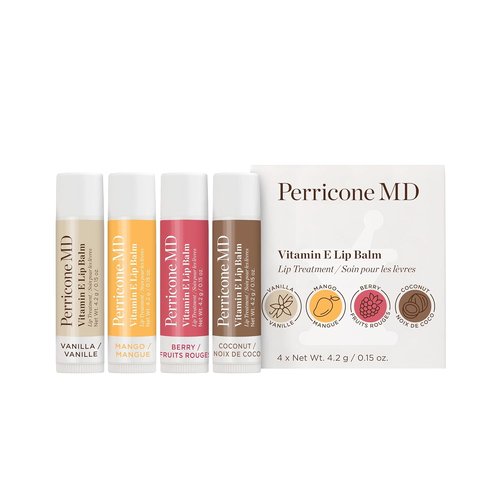 Perricone MD Vitamin E Lip Balm - Nourishing Hydration for Soft Lips | 4 Count