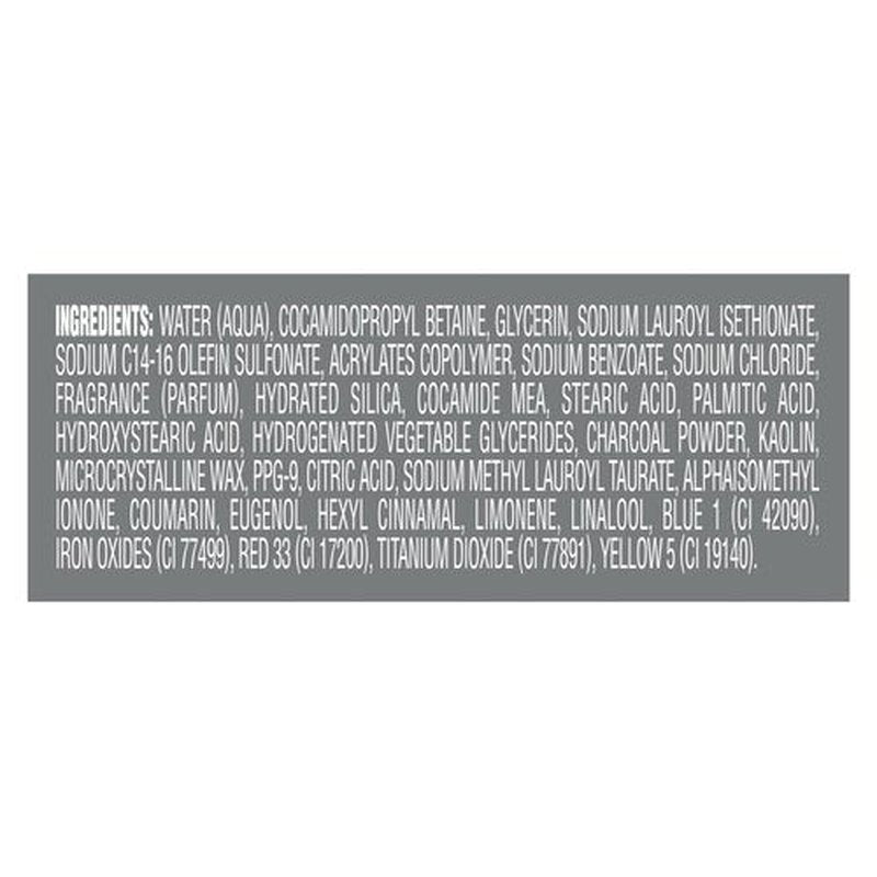 DOVE MEN + CARE Body and Face Scrub Charcoal + Clay Body Wash for Men with 24-Hour Nourishing Micromoisture Technology 30 oz