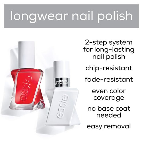 essie Gel Couture 2-Step Longwear Nail Polish, Berry In Love, 0.46 fl. oz.