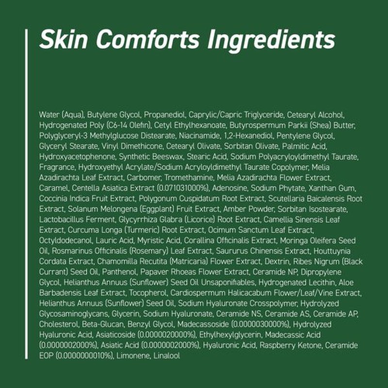 IVOSKIN Cica Redness Relief Treatment Cream, Soothing & Hydrating Green Correcting Moisturizer with Madecassoside, Helps Repair Skin Barrier for Sensitive Skin, Vegan, Korean Skincare (1.76oz / 50g)