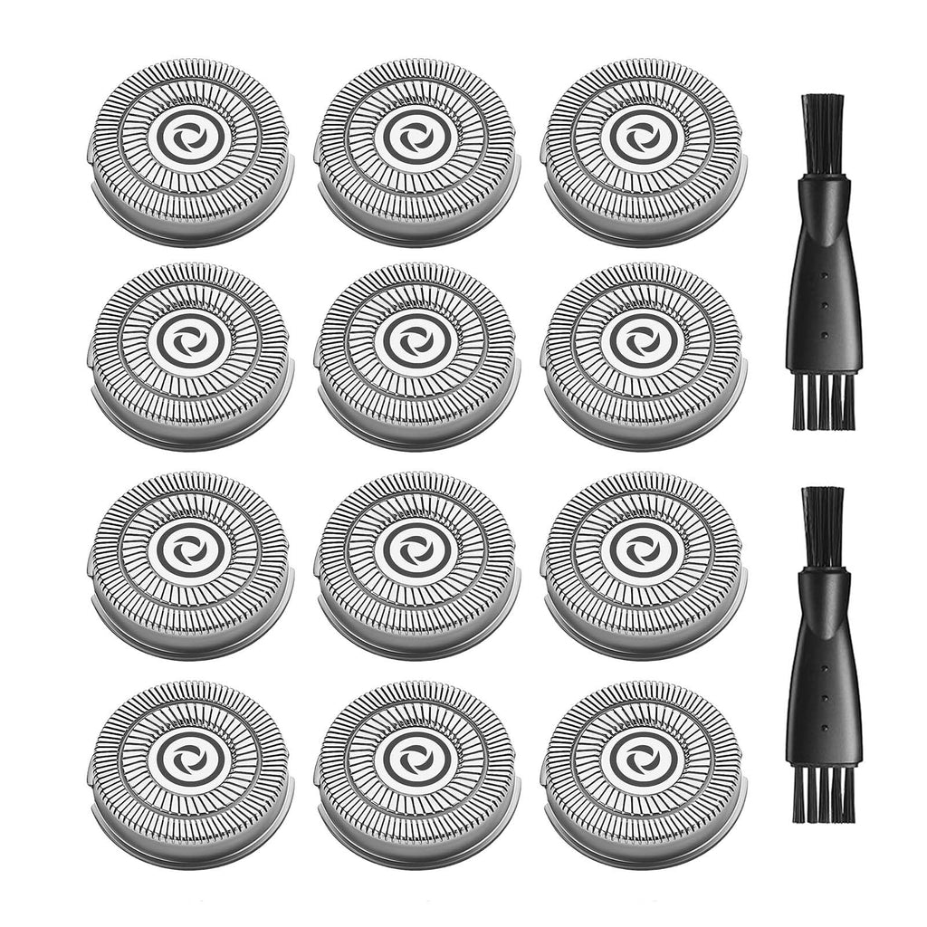12 Pack Skull Shaver Blades Compatible with Pitbull Shaver Replacement Blade for Skull Shaver Replacement Heads Pitbull Shaver Replacement Head, Gifts for Men, Head Shavers for Bald Men