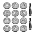 12 Pack Skull Shaver Blades Compatible with Pitbull Shaver Replacement Blade for Skull Shaver Replacement Heads Pitbull Shaver Replacement Head, Gifts for Men, Head Shavers for Bald Men
