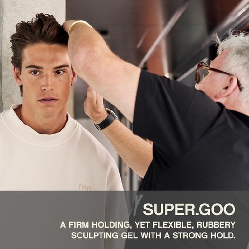 KEVIN.MURPHY SUPER.GOO - Sculpting Hair Gel for All Hair Types | Curl Enhancer & Firm Hold - 100g / 3.5oz