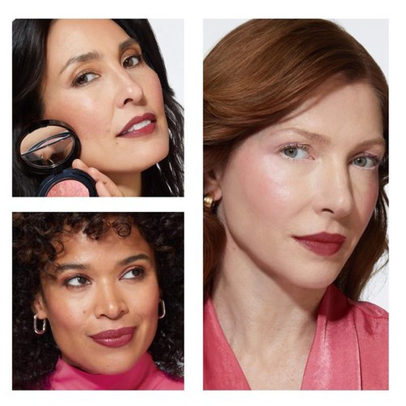 LAURA GELLER NEW YORK It's a Pink Thing Marbleized Makeup Collection - Limited Edition Blush & Lipstick Gift Set - Marbleized Baked Blush & Hydrating Lipstick - Perfect for Mother's Day Gifting