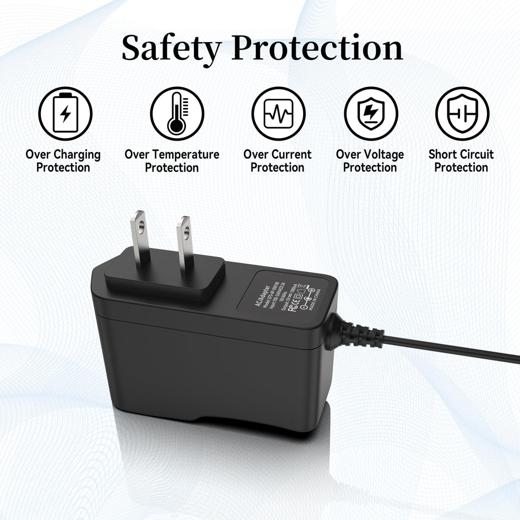 XMHEIRD 4.9V AC Adapter Charger for Andis Slimline Pro Lithium-ion T-Blade Trimmer D-8 32490 32400 32475 32810 32690 33785 32445 32485 32680 32490 Shaver Power Cord