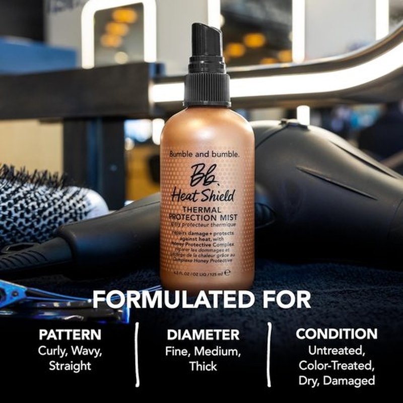 Bumble and bumble. Heat Shield Blow Dry Accelerator Hair Mist - Reduces Drying Time, Anti-Frizz & Heat Protection | For All Hair Types