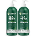 KESMEDIK Tea Tree Body Wash MaxTherapy, Itchy Skin Relief Soap, Soothes Jock Itch, Athlete's Foot, Acne, Eczema, Psoriasis & Sensitive Skin, Intimate Wash, Men & Women, 2-Pack, Original Edition