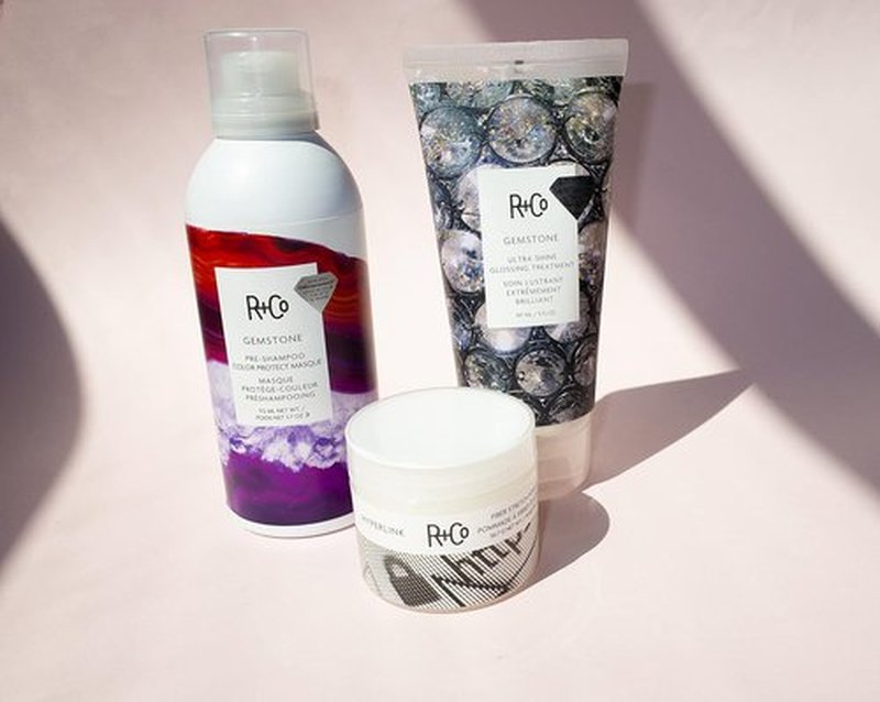 R+Co Gemstone Ultra Shine Glossing Treatment - 147 ml | Achieve Brilliant, Glossy Hair