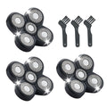 5 Head Shaver Replacement Heads, Bald Men Electric Razor Blades,3-Pack