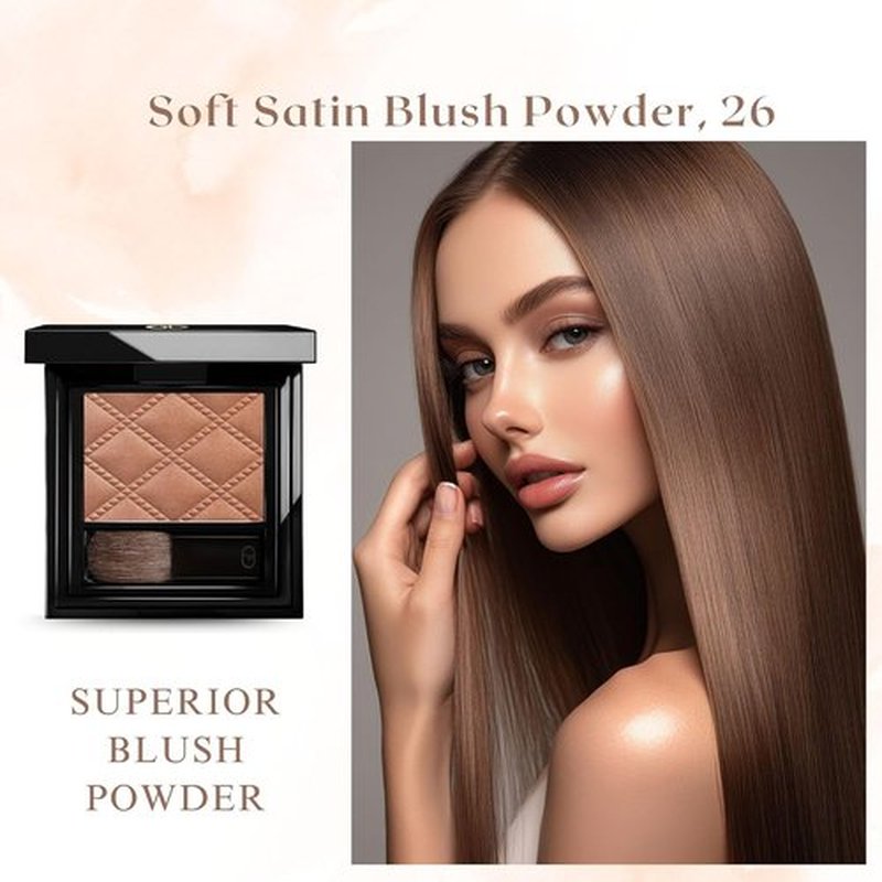 GA-DE Idyllic Soft Satin Blush Powder - Silky, Buildable Makeup for Cheeks | 0.28 oz, Perfect for Flushed Look