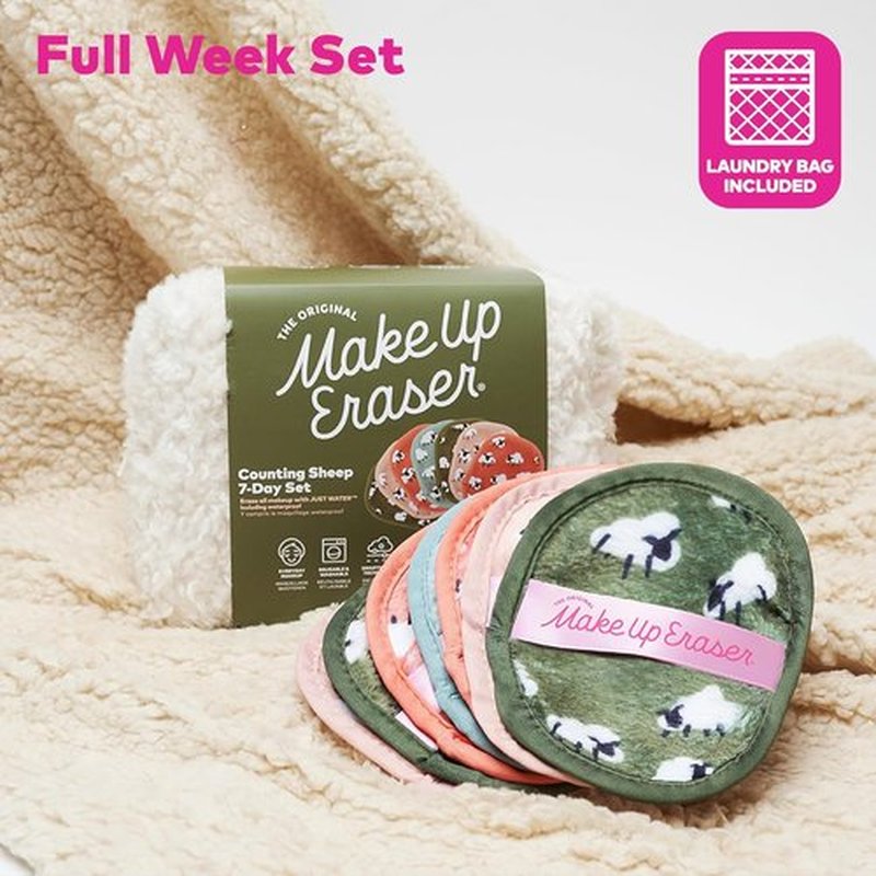 MakeUp Eraser | 7-Day Makeup Removal Set - Effortlessly Erase Waterproof Makeup with Just Water