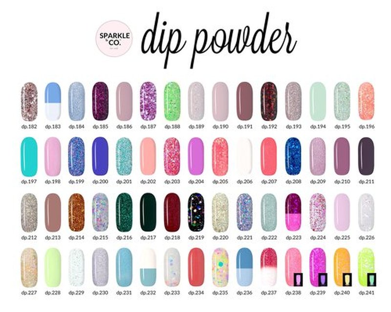 Sparkle & Co. Dip Powder dp.44 Toga Party (Regular Gold Flake With Clear Base)