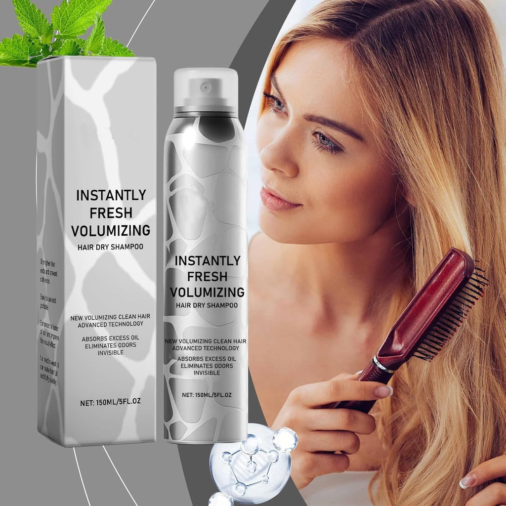 ZYAHHFAC Natural Dry Shampoo - Volumizing Formula for Dark Hair | Travel Size Spray (2PCS)