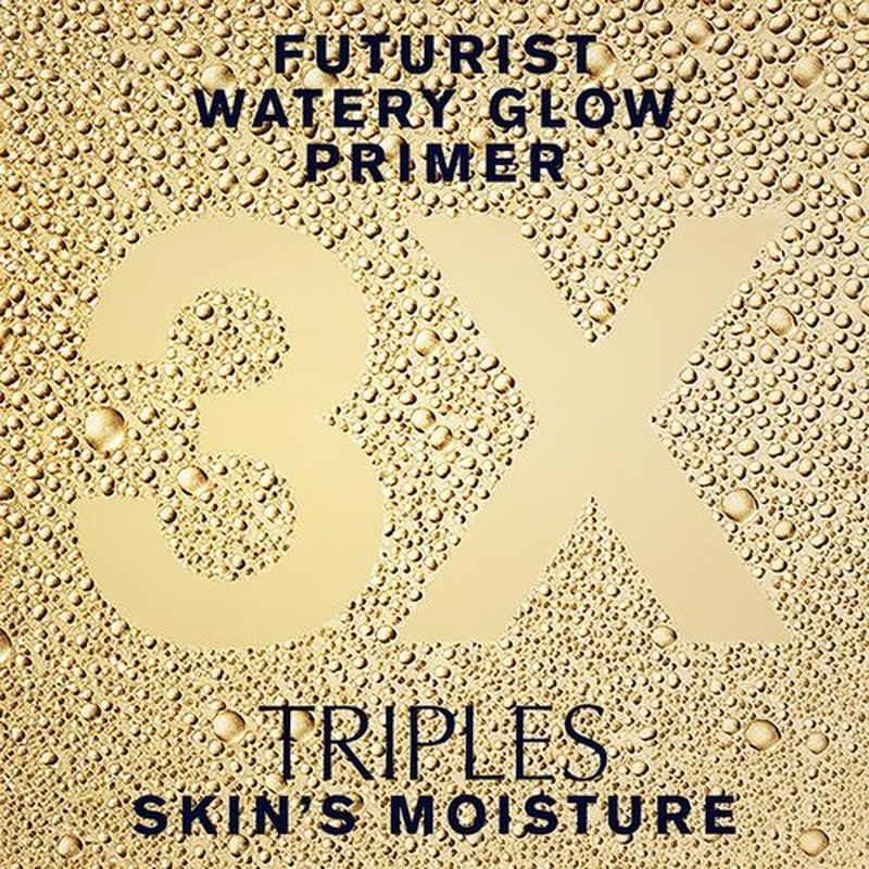 Estée Lauder Futurist Aqua Brilliance™ Watery Glow Makeup Primer with Hylauronic Acid for Triple Moisture, Travel Size, 0.5 Ounce