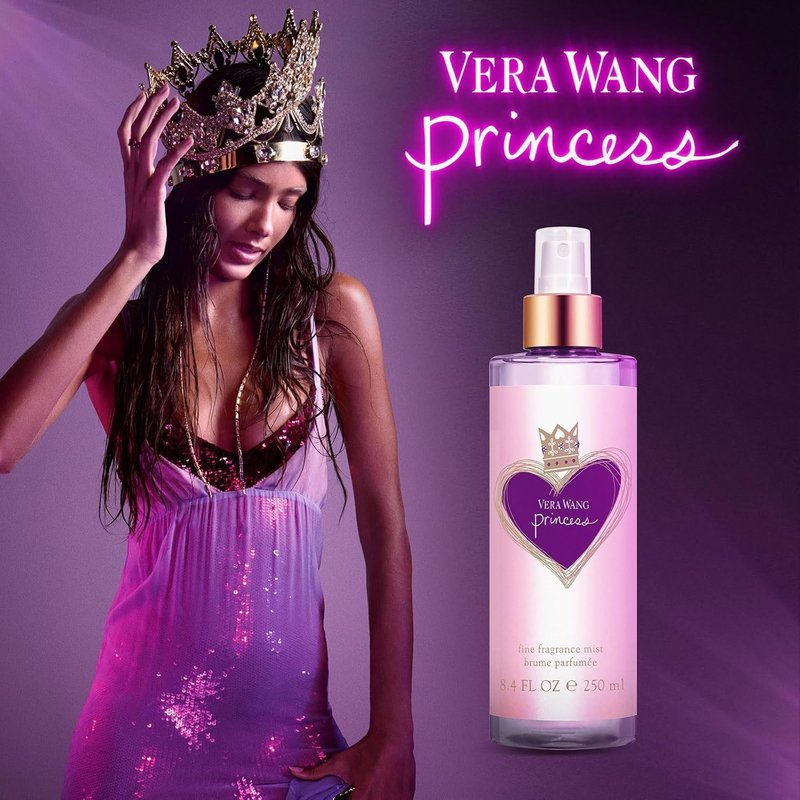 Vera Wang Princess Hair and Body Mist - Luxurious Fragrance for All-Day Freshness | 8.4 fl Oz