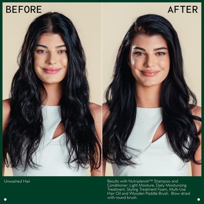 Aveda Nutriplenish Styling Treatment Foam | Soft Hold Styling Foam for Medium to Thick Dry Hair | Hydrates and Nourishes | 94% Naturally Derived*, 6.7 Fl Oz