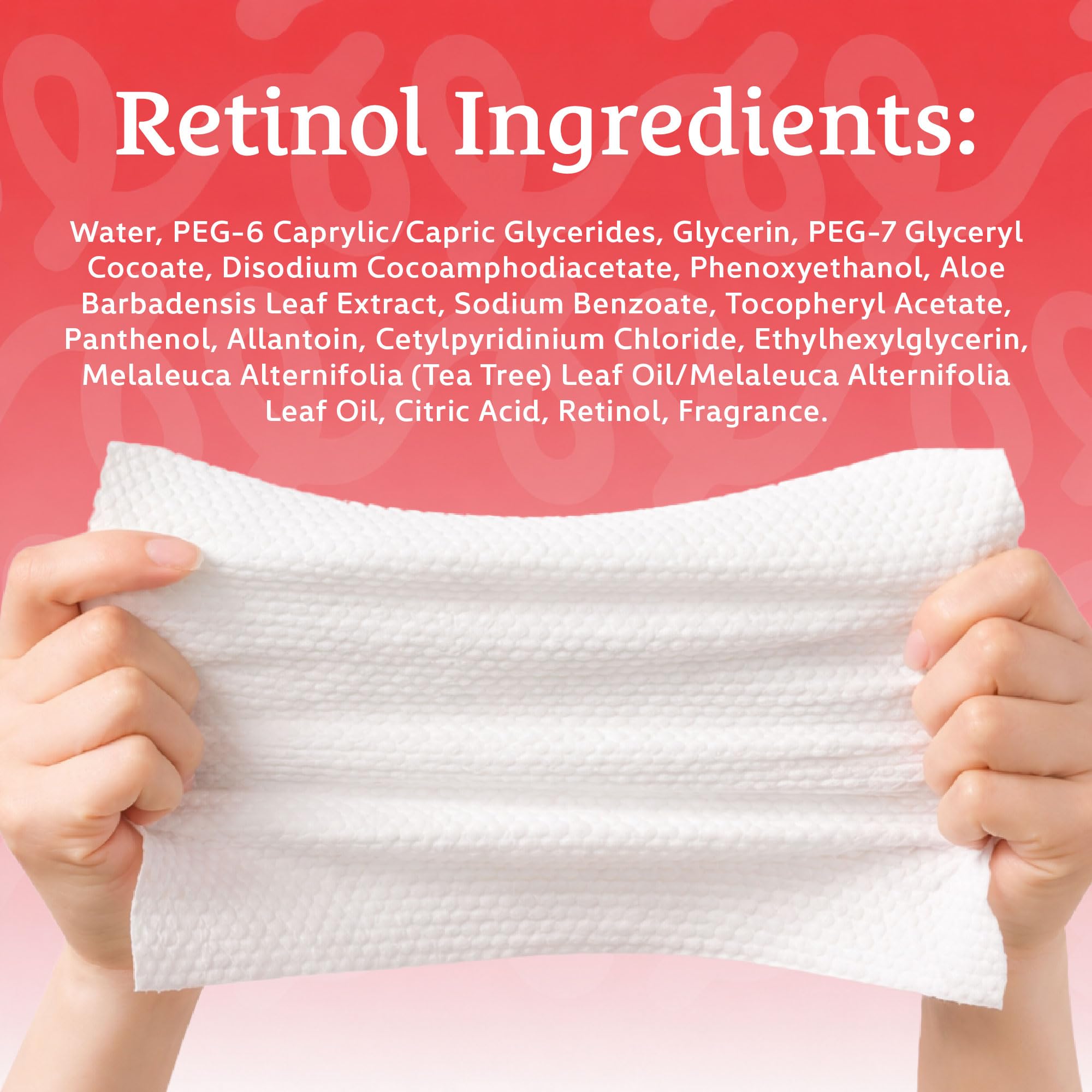 Body Prescription Makeup Cleansing Wipes - Gentle and Effective Face Wipes, 50 Count (Pack of 1), Retinol