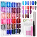 TsMADDTs Press On Nails Almond, 24 Colors 720 pcs Short Fake Nails with Glues, Stickers, Tweezer for Women
