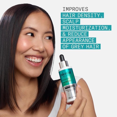 Nioxin Age Defense Anti-Aging Hair Serum - Leave-In Scalp Treatment with Peptides | 2.3 Fl Oz