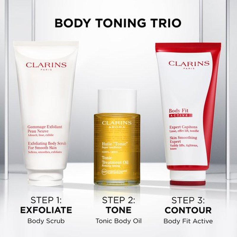 Clarins Exfoliating Body Scrub For Smooth Skin | Softens, Smoothes and Nourishes| Preps Skin For Treatments To Follow | Non-Drying | All Skin Types | 6.7 Ounces