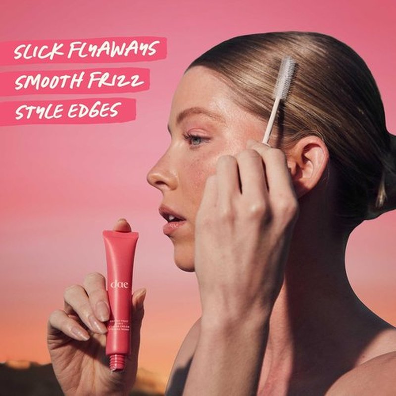 DAE Cactus Fruit 3-In-1 Styling Cream & Taming Wand - Smooth Frizz, Tame Flyaways (0.6 oz.)