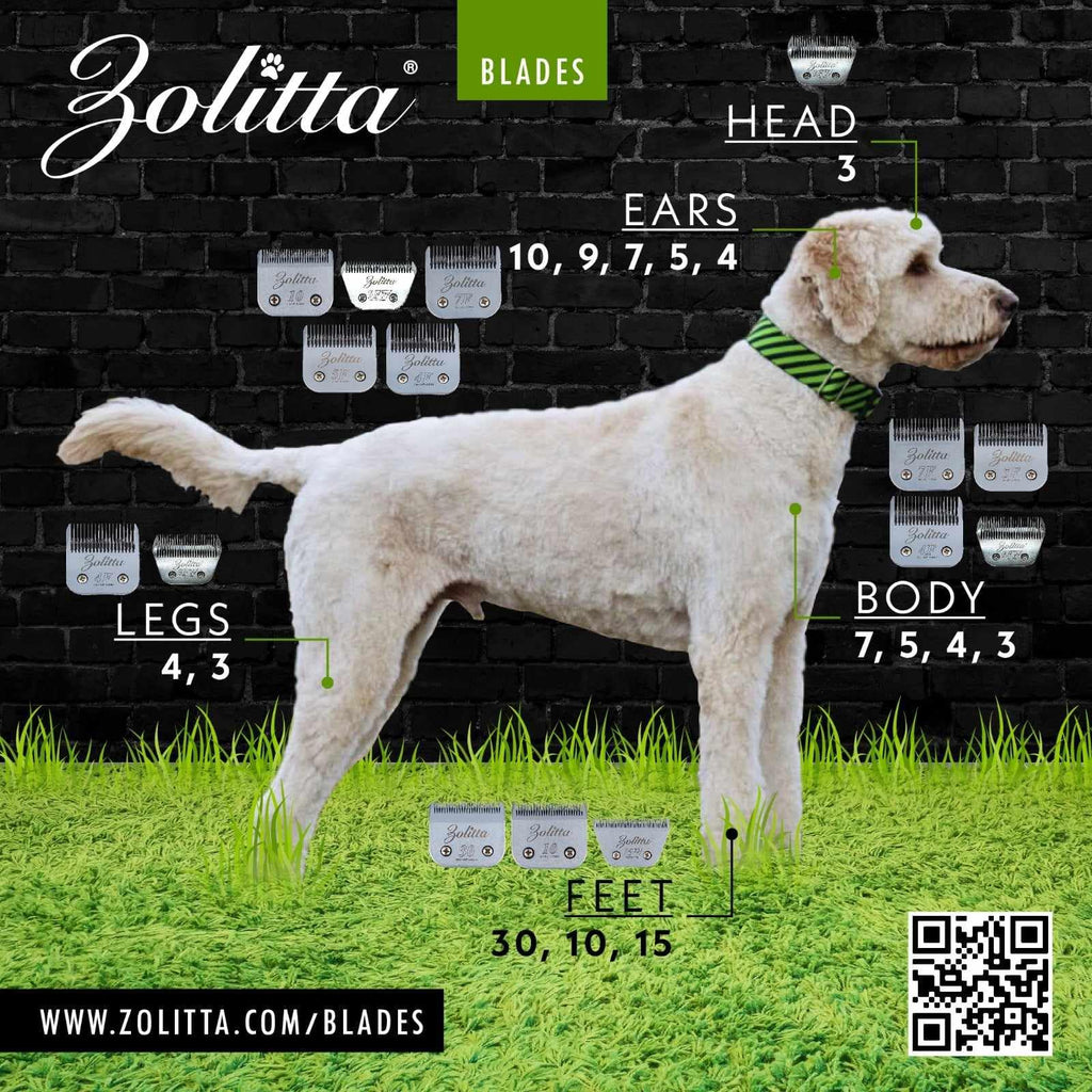 ZOLITTA 5WF Premium Professional Wide Clipper Blade, A5 Type High-Carbon Steel Attachment for Fast Grooming of Dogs, Cats, and Horses